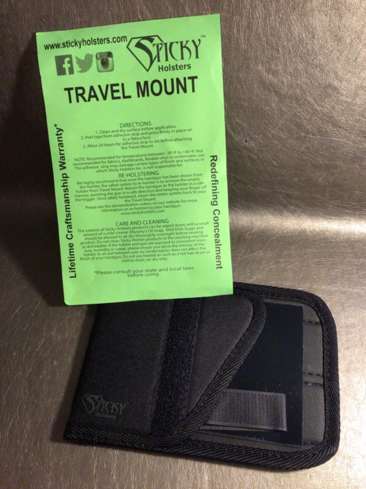 Funda adhesiva montaje de viaje para cualquier tamaño funda adhesiva - ángulo inverso Foto 4 de 4