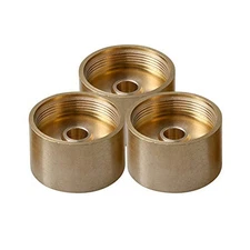  0.87inch Dia Trumpet Bottom Valve Cap Trumpet Heavy Bottom Cap Set of 3 