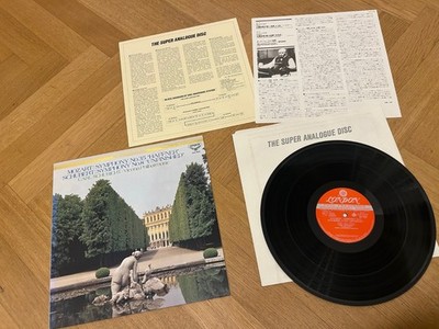 Mozart Schubert Carl Schuricht Vienna Philharmonic Orchestra Japan Press LP
