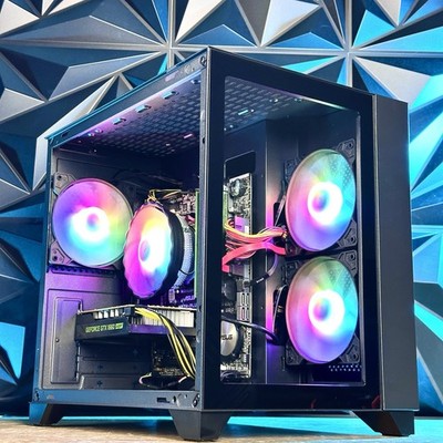 X99 Custom Gaming PC RTX 5060 Intel i7 6-Core 32GB 1TB + SSD ARGB WIFI Win11 Pro