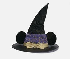 Minnie Mouse Gold Witch Costume Hat Ears Dress Up - For Kids - One Size