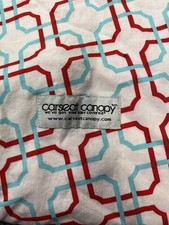 Carseat Canopy Red Minky Car Seat Cover Set Geometric