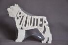 Bouvier des Flandres Dog Wooden Amish Made Scroll Saw Toy Puzzle New Figurine