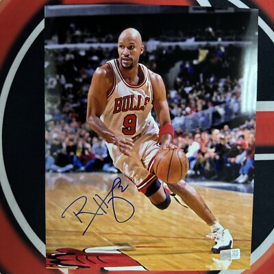 Ron Harper Autographed Auto Signed 8x10 Photo Chicago Bulls LA LAKERS 5x  Champ