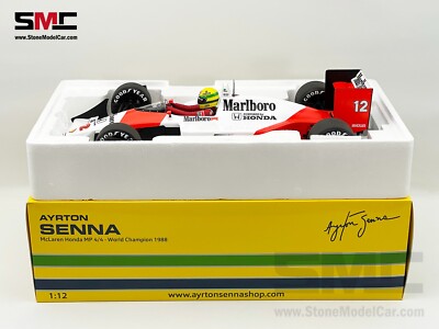 Mclaren MP4/4 #12 Ayrton Senna 1988 F1 World Champion 1:12 Mclaren MP4/4 #12 Ayrton Senna 1988 F1 World Champion 1:12