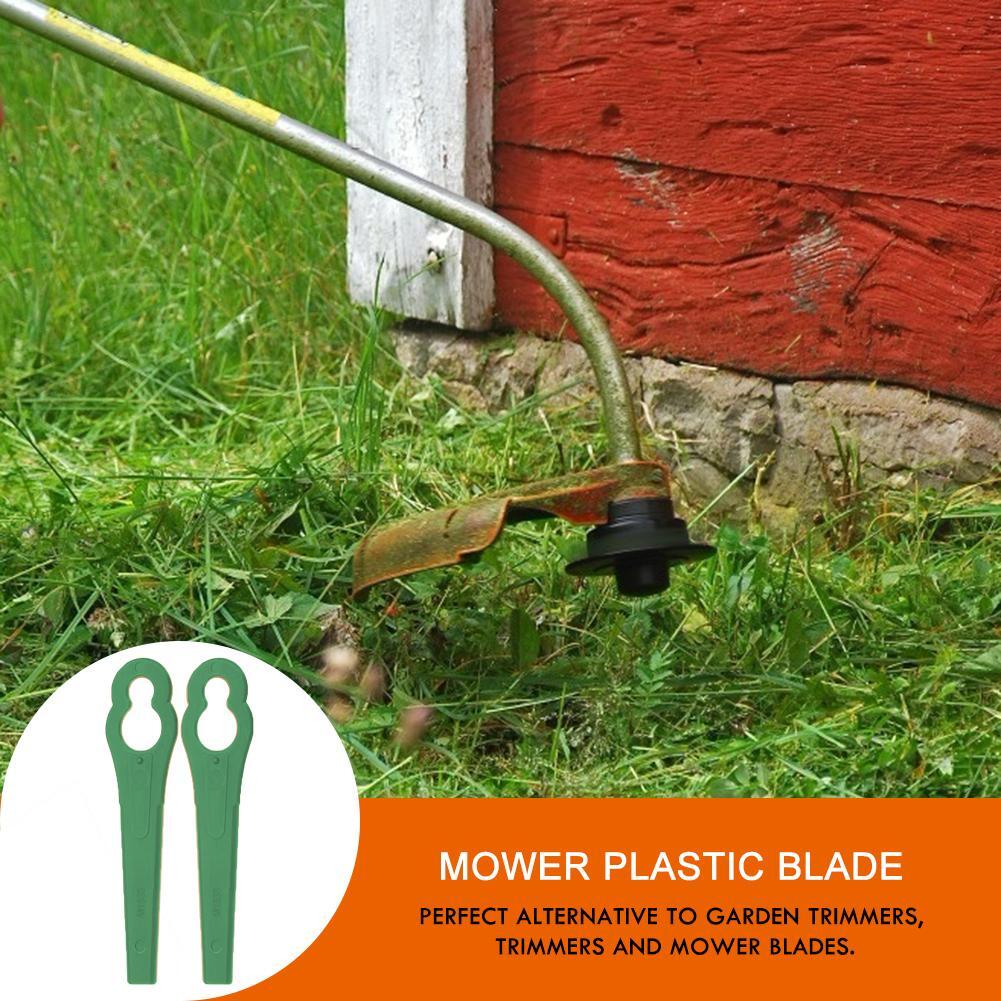 100pcs Plastic Cutter Blades for Grass Brushcutter Replacement Part