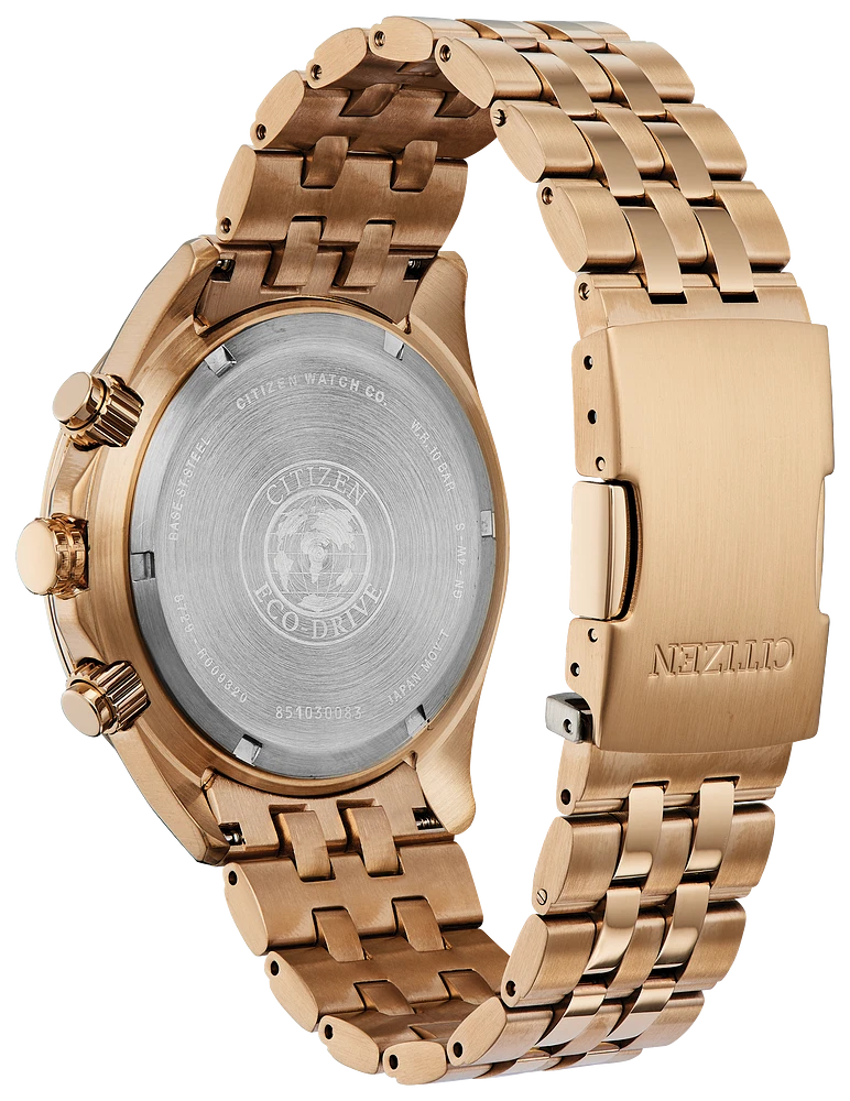 Citizen Corso Chronograph Perpetual Calendar Eco Drive Watch Rose Gold BL5563 58 eBay