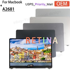 US NEW For Macbook Air 13.6 A2681 LCD TOP Cover Display Touch Screen Replacement