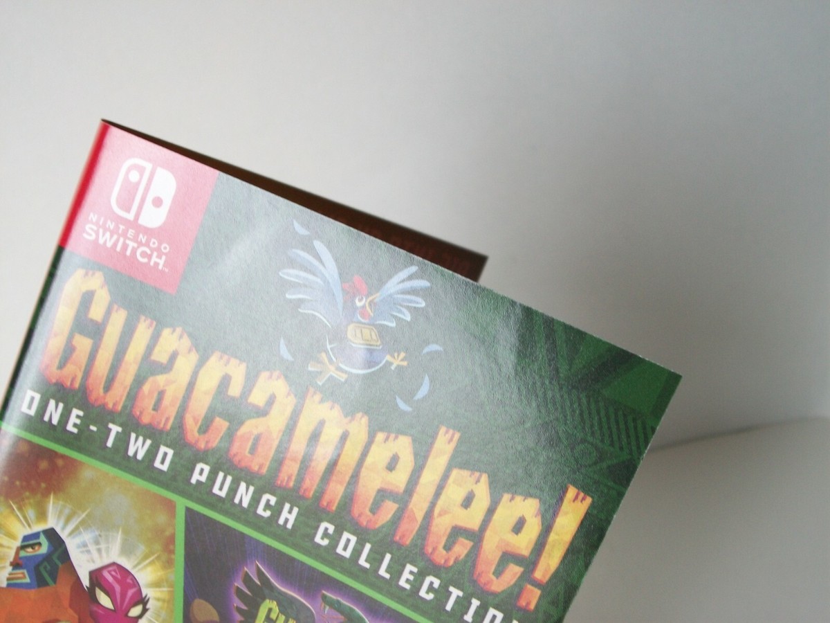 Guacamelee Switch Case Only NO GAME Nintendo Empty Box One-Two