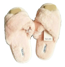 Splended Faux Fux Slippers   S/M Size, In Crystal Pink. Flip Flop Type Shoe B2 