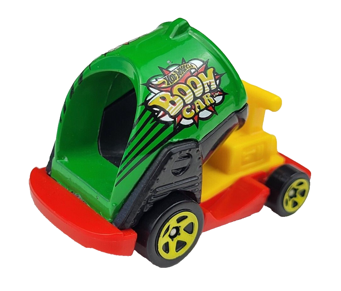 Hot Wheels 2018 Fun Park • Boom Car • Green 1:64 Diecast Mega