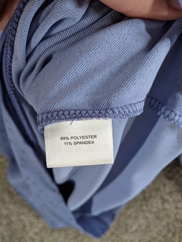 Peter Millar Golf Pullover Crown Sport Carts Print 1/4 Zip Men Medium Blue Golf - Picture 8 of 11