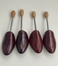 vintage shoe trees, bakelite  metal, spring tension, size 37-39