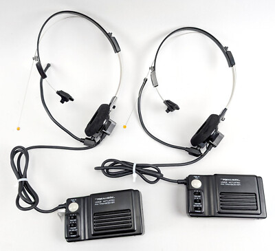 Pair Of Radio Shack TRC-506 Voice Actuated FM Transceiver 21-406 49.845MHz