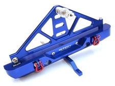Integy C26843BLUE Billet Machined Realistic Rear Bumper for Axial SCX10 Crawler