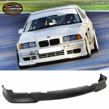 Fits 92-98 Bmw E36 3 Series Msport Style Front Bumper Lip Spoiler Bodykit Pu
