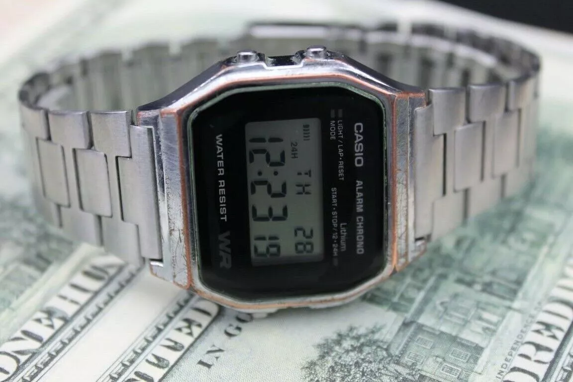 Casio water resist store alarm chrono wr