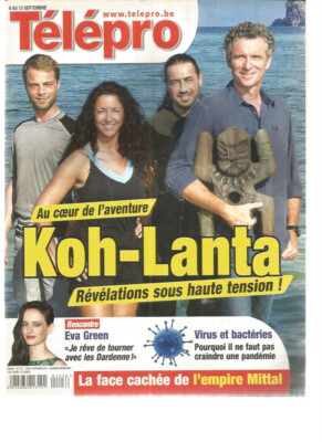 TELEPRO N°3157 ''KOH-LANTA'' / EVA GREEN / EMPIRE MITTAL / PEUGEOT 108 / NAPOLEON