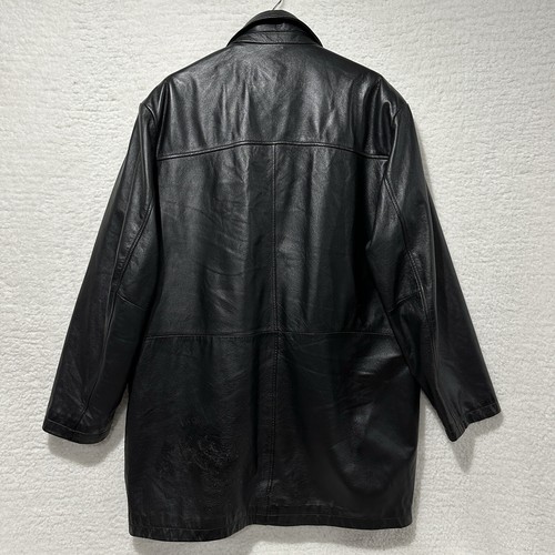 M. Julian Wilsons Thinsulate Ultra Insulation VTG Black Leather Jacket Sz Large - Picture 2 of 24
