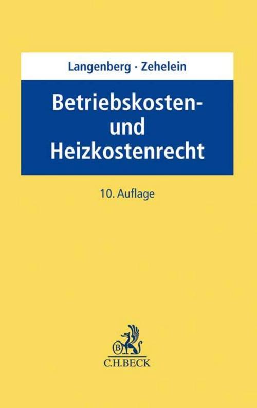 Thumbnail - Betriebskosten- Und Heizkostenrecht Hans Langenberg 9783406762130