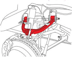 Brazos de control superiores delanteros SPC Performance 86470 Foto 2 de 4