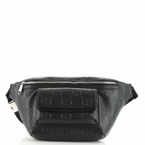 Gucci Front Pocket Belt Bag GG Embossed 