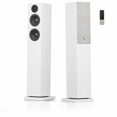 Audio Pro A36 Multiroom Standlautsprecher Weiss WiFi AirPlay Spotify 1 Paar