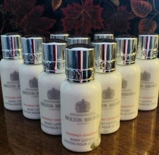 Lot Of 10- Molton Brown London Heavenly Gingerlily Body Lotion Travel 1fl Oz