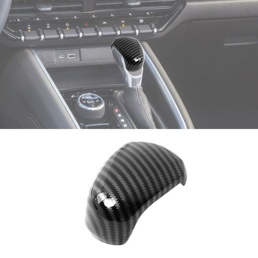 Carbon Fiber Gear Shift Head Knob Trim Cover Decor for Chevrolet Colorado 2023+