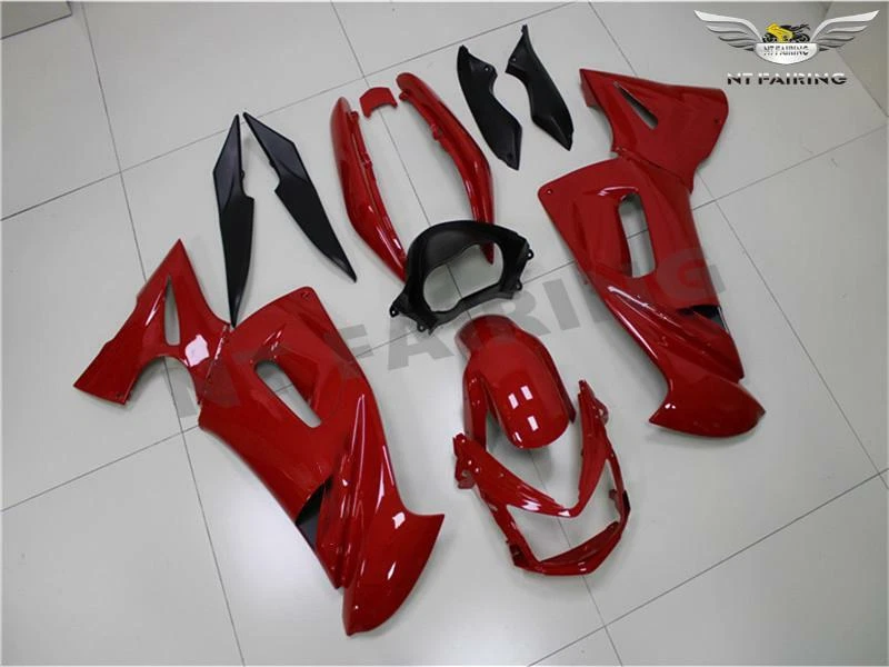 Carenado rojo brillante de plástico MS Fit para Kawasaki Ninja 650R 2006-2008 ER6F T009 Foto 2 de 4