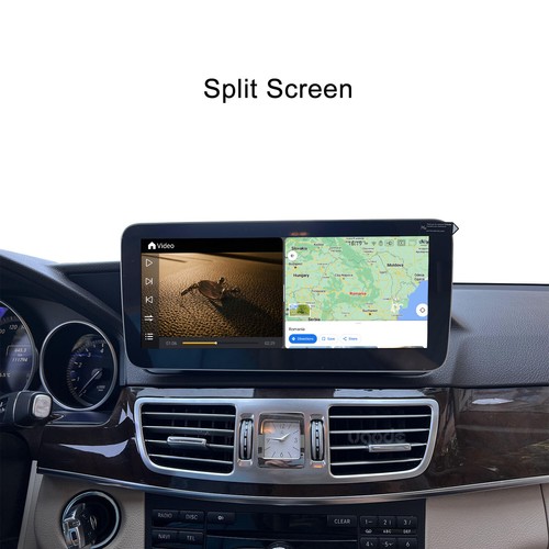 10,25" Carplay Bildschirm Android 13 GPS für Mercedes E Klasse W212 S212 NTG4.5 128G - Bild 8 von 13