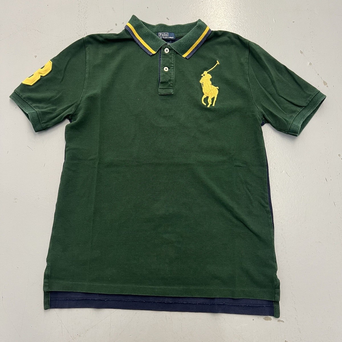 Polo Ralph Lauren Shirt Big Blue Pony Green #3 Polo Shirt