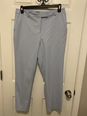 The Limited Women s Size 12 Slim Ankle Dress Pants Light Blue