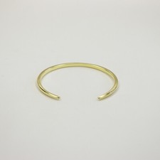 Gold Organically Shaped Open Bangle Pandora Women's