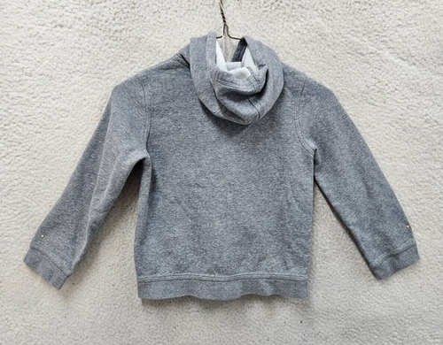 Nike Toddler Sweatshirt Small Gray Fleece Long Sleeve Hoodie Full Zip - Picture 10 of 17