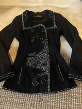 Jane Norman Coat Size 8 Hand Beaded By Me
