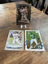 Marcus Semien 3-card lot. 2020 Topps Gypsy Queen Chrome Box Toppers #212 + more!