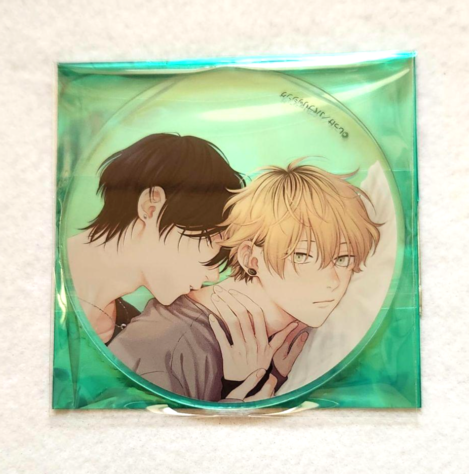 Sex Drop Cafe Acrylic Coaster Set Shikke Shizume x Kiumi Yaoi New