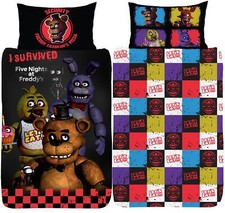 Five Nights At Freddy's Einzel Bettbezug Wende Grusel Bettwäsche Set