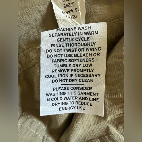 REI Co-Op Women’s Tan Sahara Long Sleeve Botton Down Shirt - Size XL - Picture 9 of 10