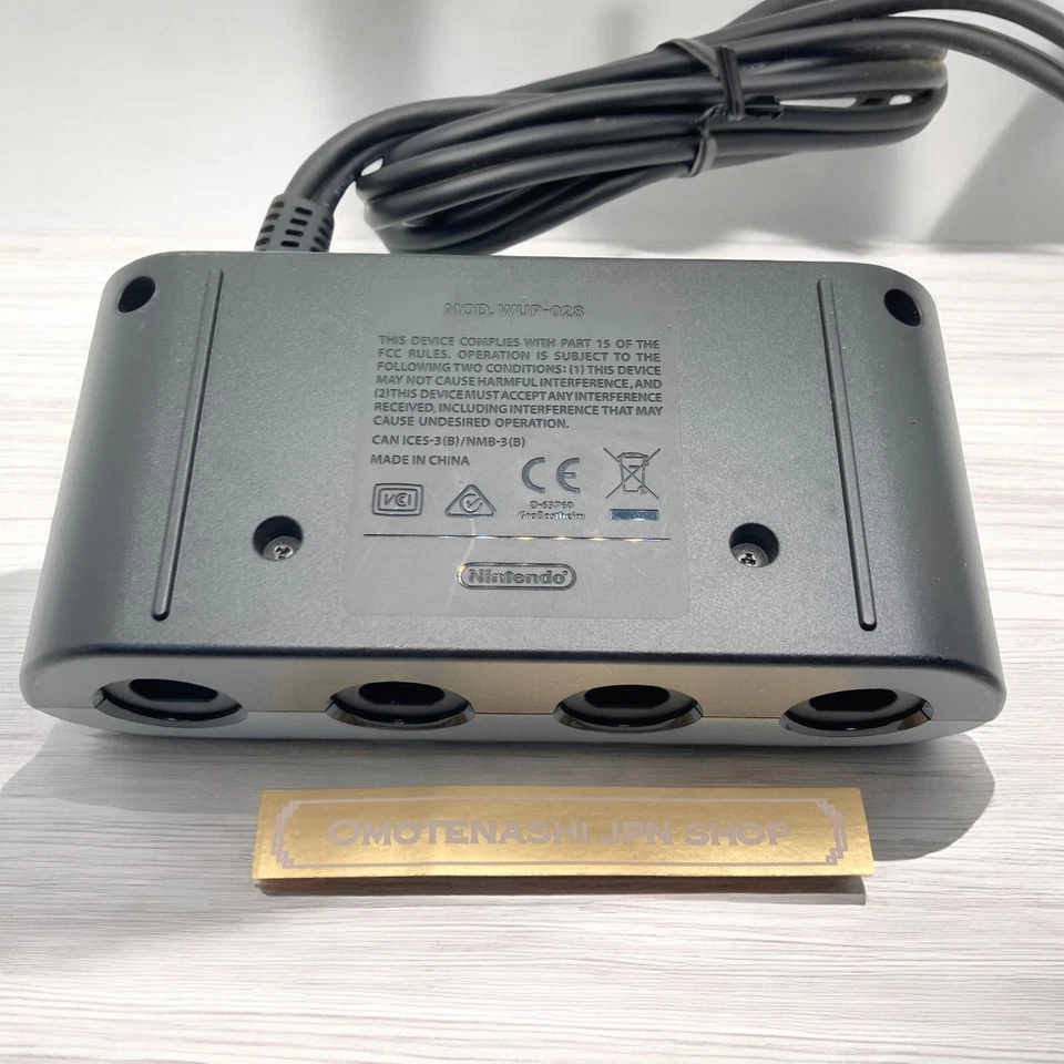 Wii U Official OEM GameCube Controller Adapter Nintendo WUP-028 Used - Image 3 of 4