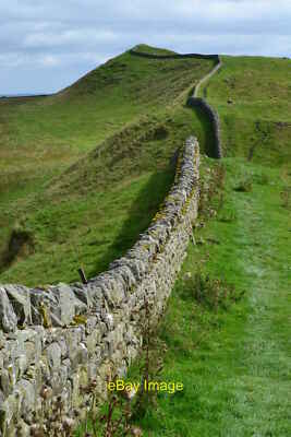 Photo 6x4 The Roman Wall at Clew Hill Broomlee Lough  c2012
