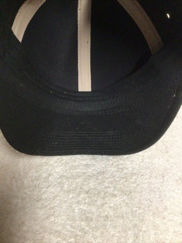 Burton Wollmütze Kappe StrapBack schwarz 6 Panel verstellbarer Lederriemen - Bild 7 von 9