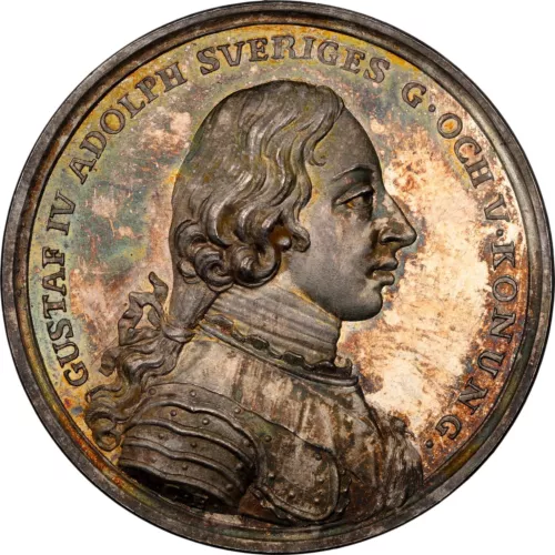 1797-Dated Sweden Silver Hildebrand-15 Timmermans Orders NGC Certified MS64