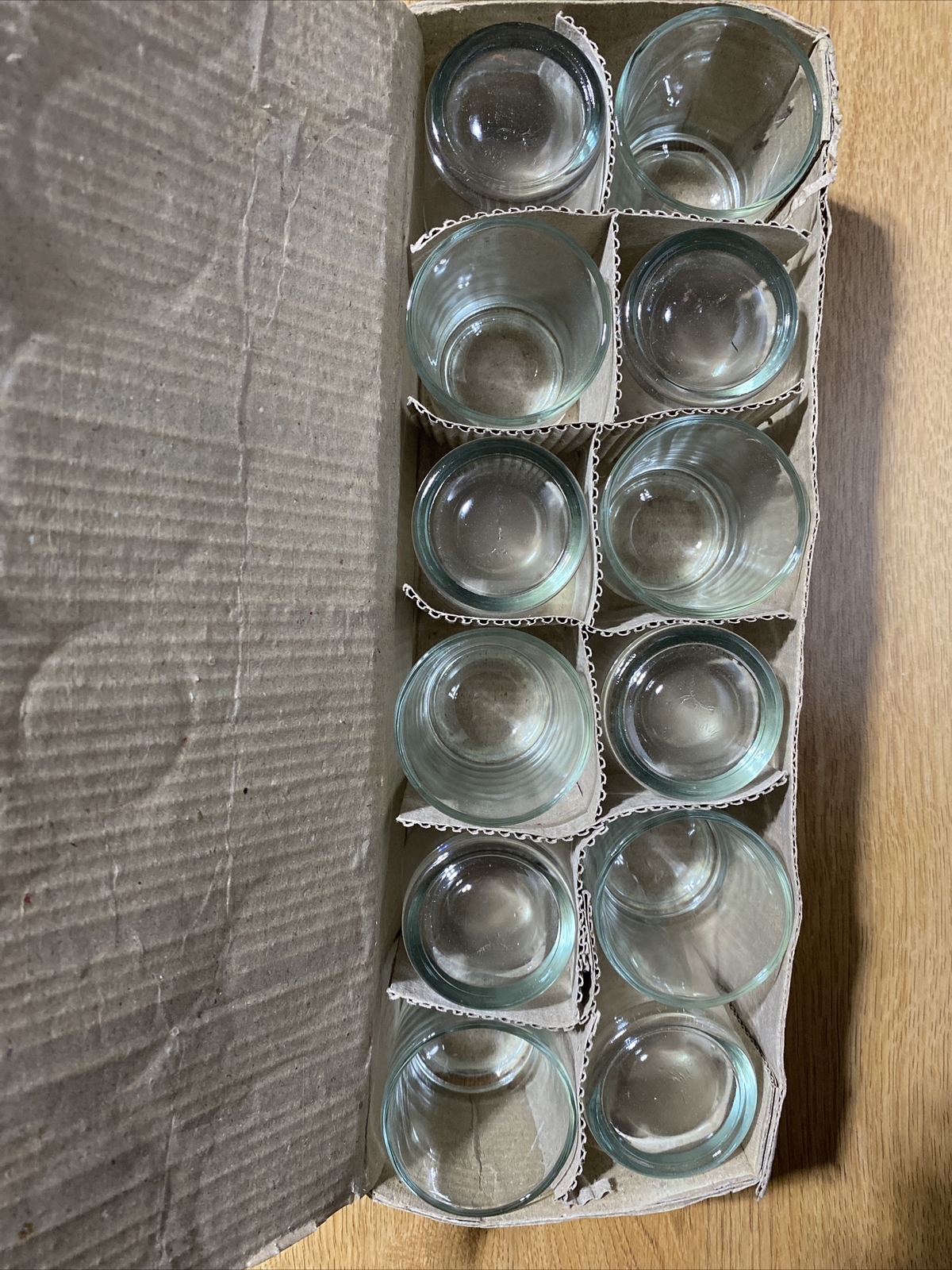 Votive Candle Holders Set of 12 - Glass Votives Holder - Clear Tealight