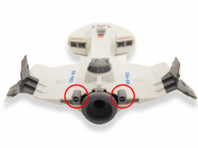 2 Rear Boosters for Star Bird Milton Bradley 3D Printed