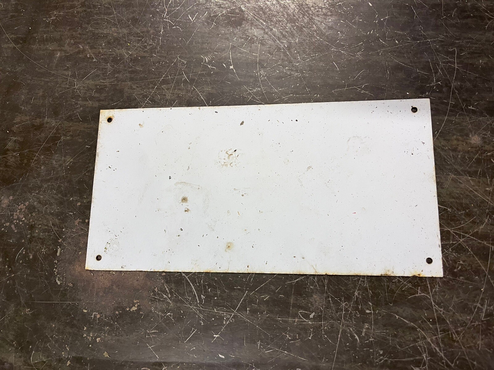 Blackhawk Farmers Dealer Crib Filler Sign Vintage Corn Feed Seed Farm