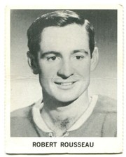 1965-66 Coca-Cola NHL Bobby Rousseau Card Montreal Canadiens
