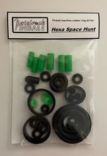 Hexa Space Hunt Pinball Machine Rubber Ring Kit