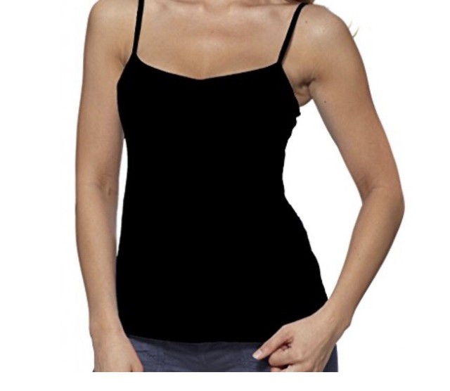 Womens Classic Underwire Bra Camisole Tank Top Alessandra B Black Size 36DD NWT | eBay